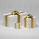 Gifts with a Ribbon Bow - 3DOcean Item for Sale