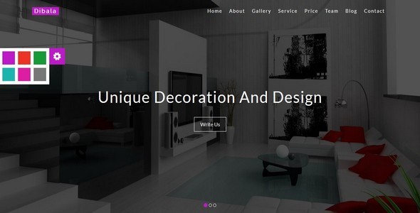 Dibala-Interior and Architecture HTML5 Template