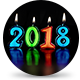 New Year Countdown Candles 2018 - VideoHive Item for Sale