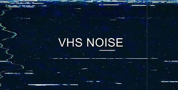VHS Noise Old TV Overlay alt