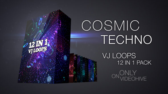 Cosmic Techno VJ Loops Pack
