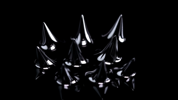 Ferromagnetic Fluid Creates Amazing Drawings in a Magnetic Field alt