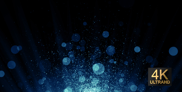 Blue Particles Background