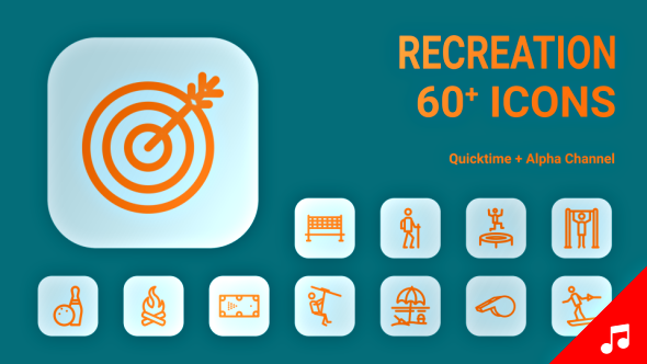 590%20 %20Recreation%20Vacation%20Sport%20Icon%20Set%20 %20line%20Animated%20Icons