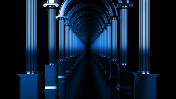 3D Columns Tunnel alt