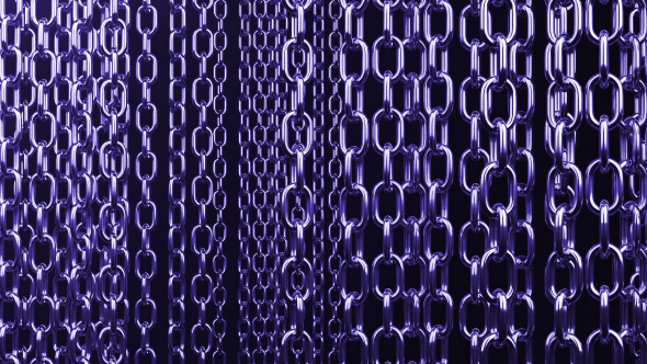 3D Purple Chains alt