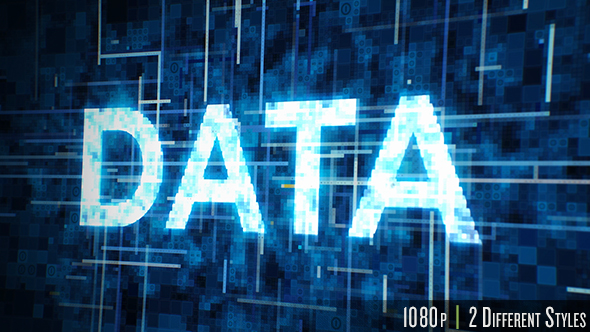 Futuristic Data Typography alt