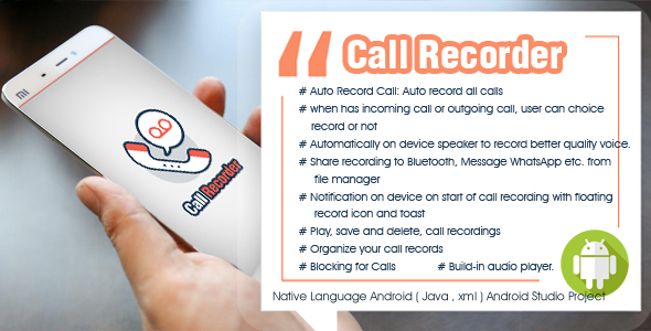 Call recorder - call logs - call blocker - Android  with Admobs