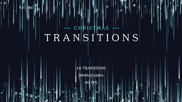 Christmas Snowflakes Transitions