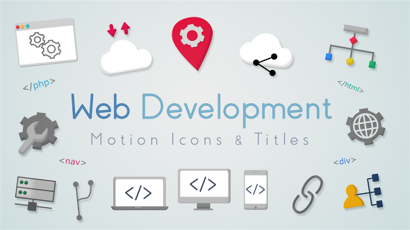 Web Development - Motion Icons & Titles alt