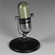 Old school microphone - 3DOcean Item for Sale