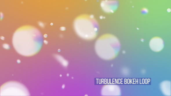 Turbulence Bokeh Loop Overlay And Background V9 alt