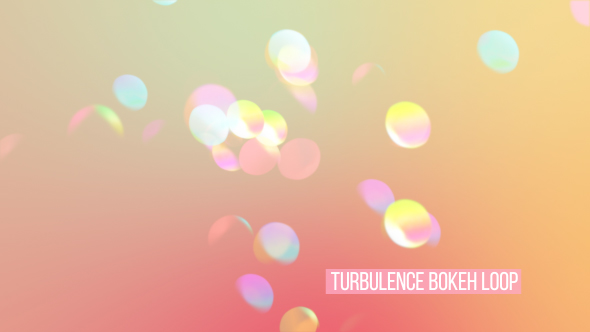 Turbulence Bokeh Loop Overlay And Background V13 alt