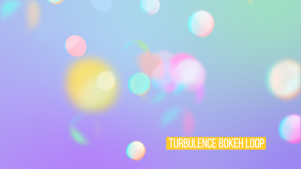 Turbulence Bokeh Loop Overlay And Background V14 alt