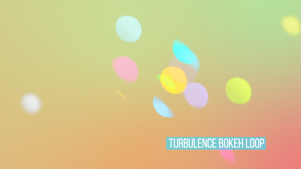 Turbulence Bokeh Loop Overlay And Background V15 alt