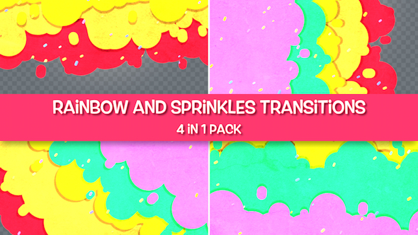 Rainbow and Sprinkles Transitions Pack alt