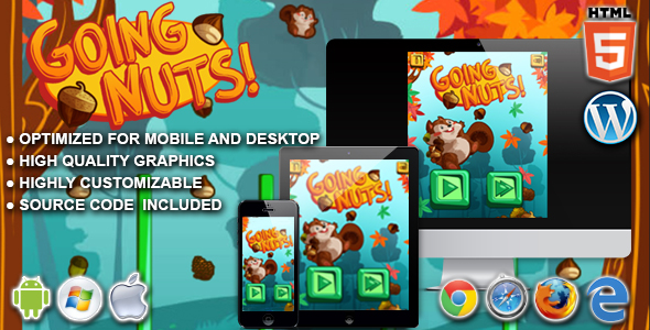 Going Nuts - gra fizyki HTML5