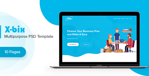 X-bix - Multipurpose PSD Template