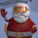 Christmas Santa Ski - VideoHive Item for Sale
