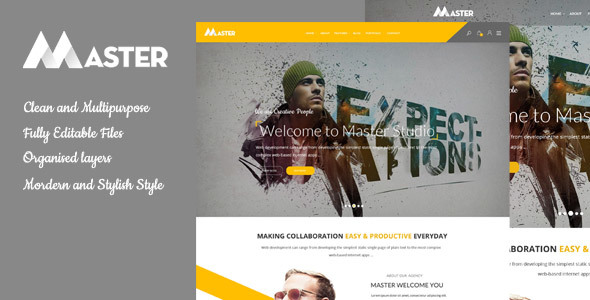 Master - Ultimate Multipurpose PSD Template