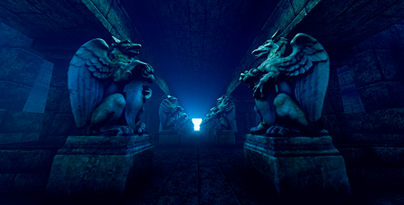 Architectural Gallery And Statues alt