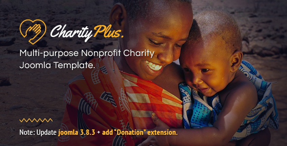 CharityPlus - Multipurpose Nonprofit Charity Joomla Template