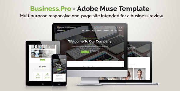 Business.Pro | Szablon Adobe Muse