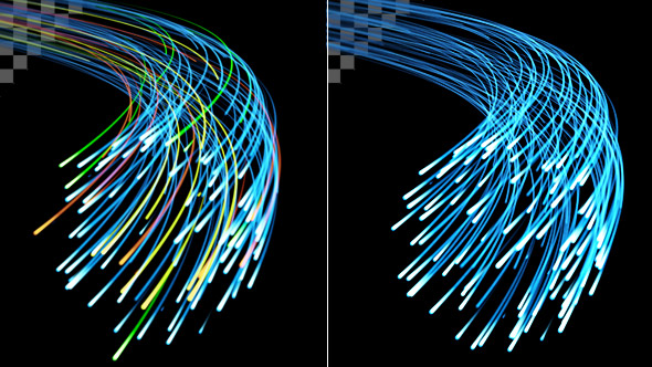 Optical Fibre Signals Open End - 2 Clips HD alt