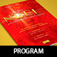 First Noel Christmas Concert Program Template - GraphicRiver Item for Sale