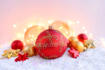 . Festive Christmas background