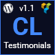 CL Testimonial - Testimonials Add-on for WPBakery Page Builder - CodeCanyon Item for Sale
