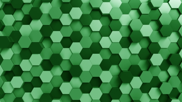 Moving Green Hexagons