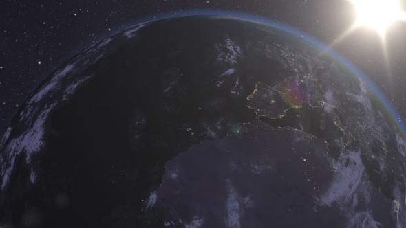 Spectacular Flight Away From Earth alt