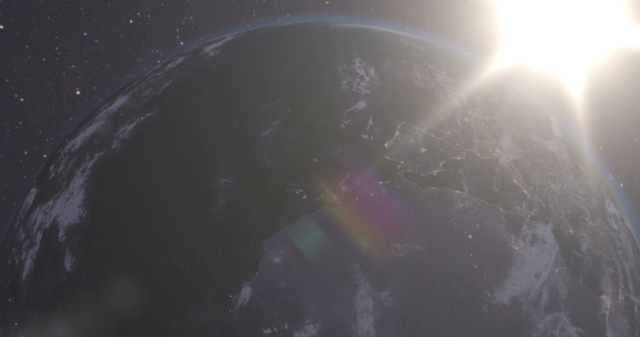 Spectacular Flight Away From Earth alt