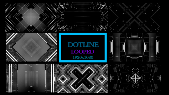 DotLine Background VJ Pack