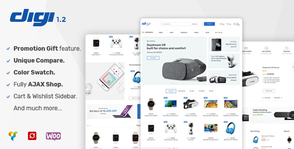 Digi - Electronics Store WooCommerce Theme