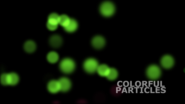 Colorful Bokeh Particles Overlay V6 alt