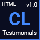 CL Testimonial - HTML Testimonial Showcase - CodeCanyon Item for Sale