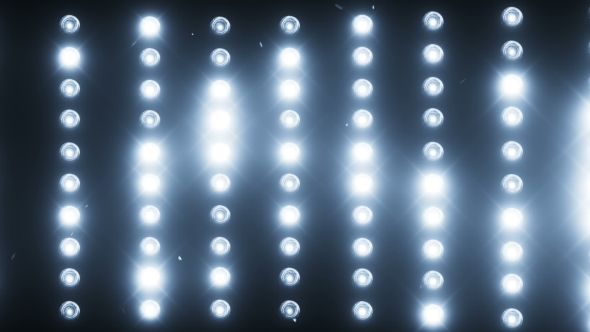 A Wall of Light Projectors, a Flash of Light