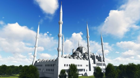 Mosque and Trees alt