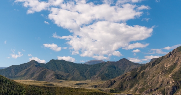 Landscape Altai Mountains Siberia, Russia