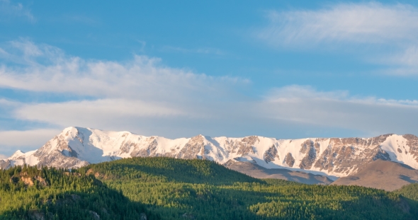 Landscape Altai Mountains Siberia, Russia