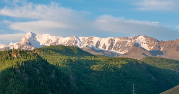 Landscape Altai Mountains Siberia, Russia