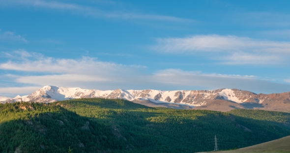 Landscape Altai Mountains Siberia, Russia