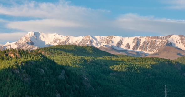 Landscape Altai Mountains Siberia, Russia