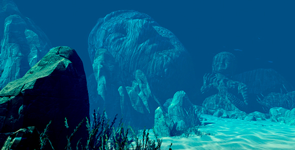 Underwater Ruins And Sculptures alt