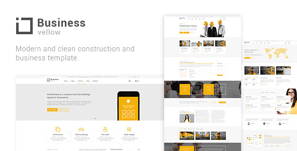 Yellow Business – Construction Template