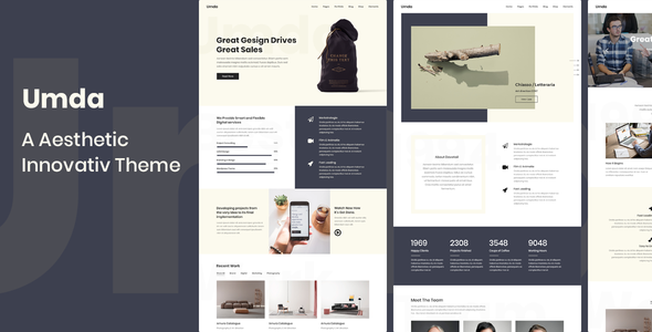 Umda - Innovative Multipurpose Creative Template