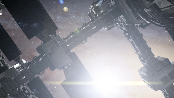 Spaceship Travelling Through the Universe alt