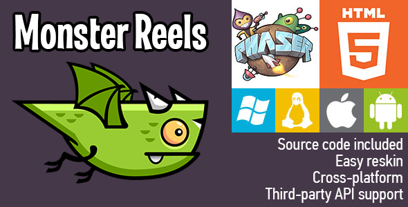 Monster Reels - Gra HTML5 - Phaser